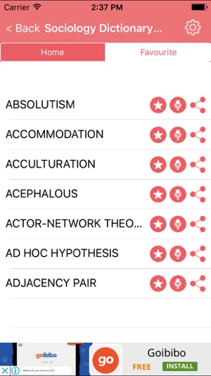 Sociology Dictionary Terms Definitions(圖2)-速報App