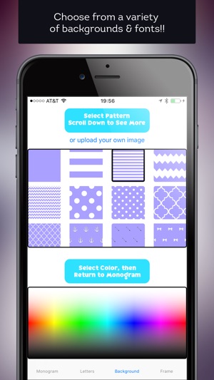 Monogram Me: Customize your Background!(圖5)-速報App