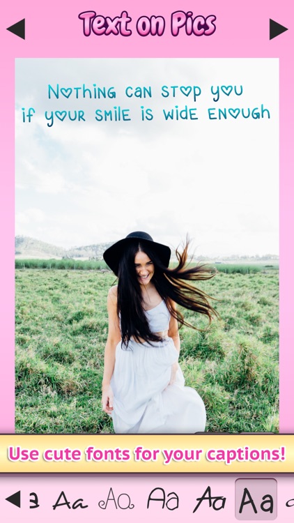 Text on Pics: Photo Write Editor & Selfie Captions screenshot-3