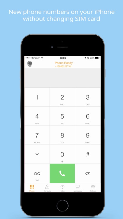 BNESIM International Voip calls, Free Roaming, DID