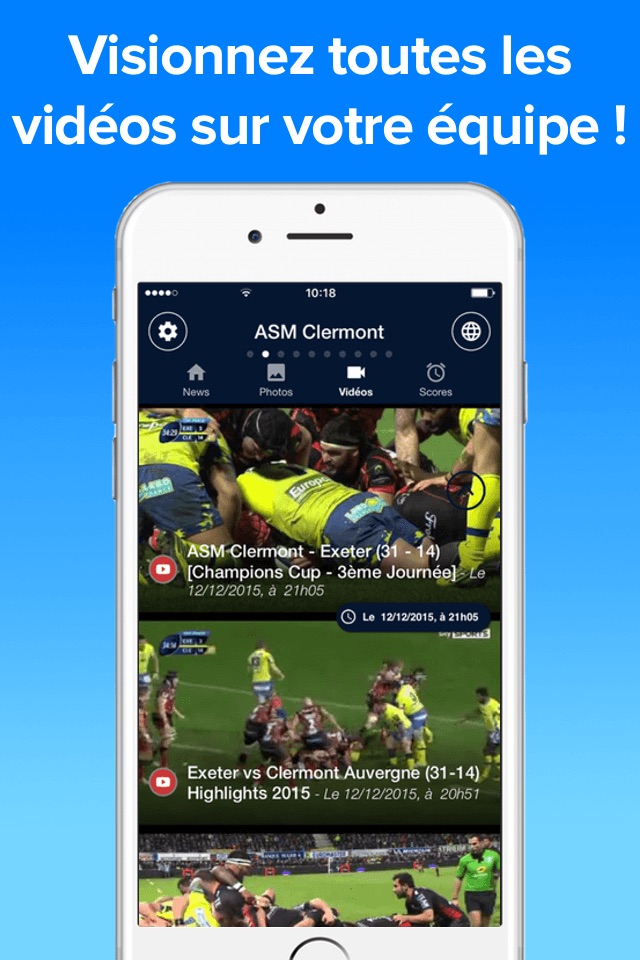 Rugby Addict : l’app 100% rugby screenshot 2