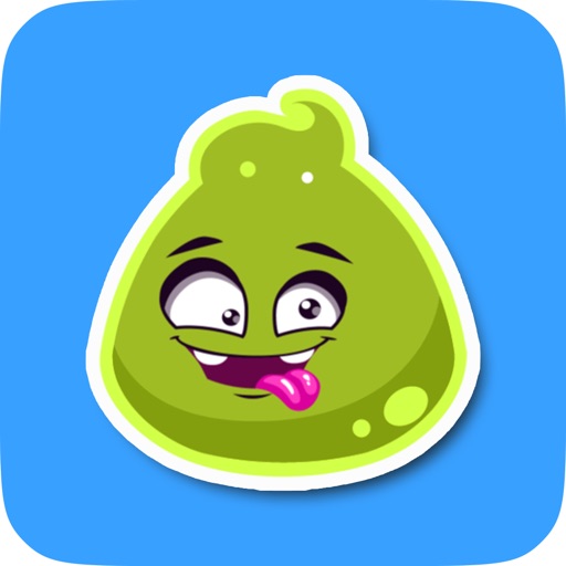 Green Jelly Cute Sticker Pack for Messaging