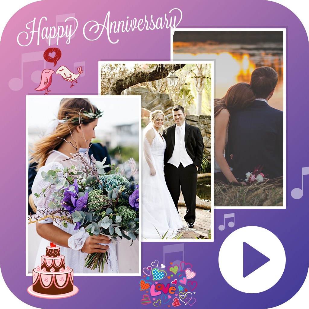 Get Anniversary Movie Maker with Music for iOS, iPhone, iPad Aso Report