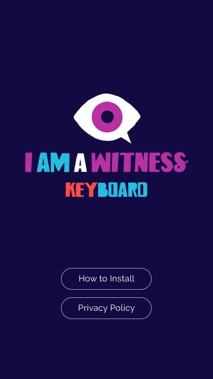 I Am A Witness Keyboard screenshot-3