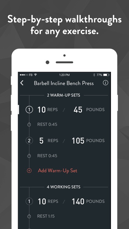 Fitbod Workout Log: Strength Lifting Bodybuilding