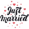 Just Married Wedding Planner Sticker Pack