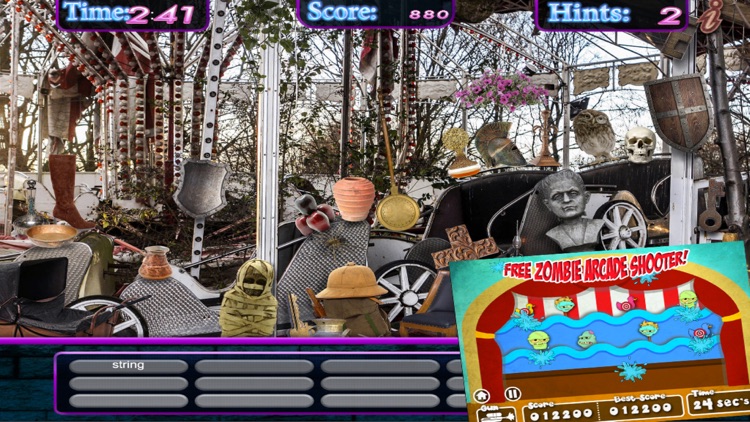 Hidden Objects Haunted Mystery Amusement Parks Pic screenshot-4