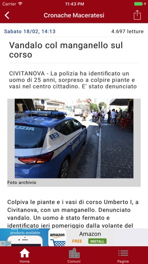 SCARICA APP CRONACHE MACERATESI