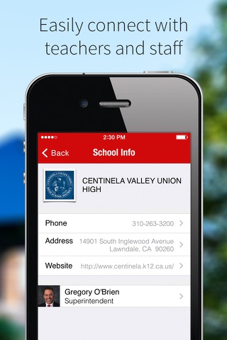 Centinela Valley UHSD screenshot 2