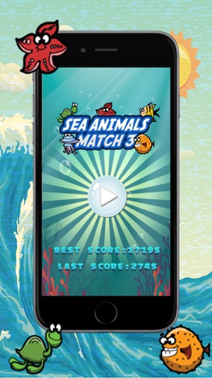 Sea Animals Match 3 Game(圖1)-速報App