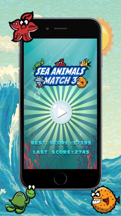 Sea Animals Match 3 Game