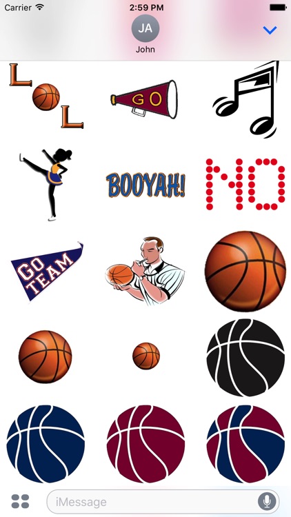 Cavaliers Basketball Stickers screenshot-3