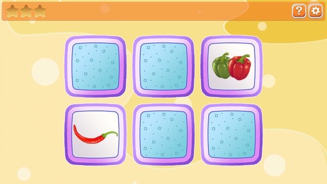 Memory for kids: fruit and vegetables(圖1)-速報App