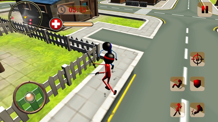 Stickman Ninja War Extreme Fight 3D screenshot-3
