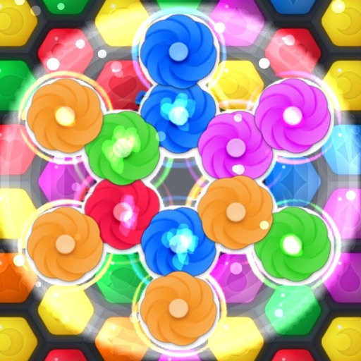 Hexa Mania 2017 - Flower Puzzle Game iOS App