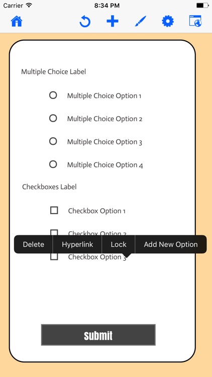 Touch Forms