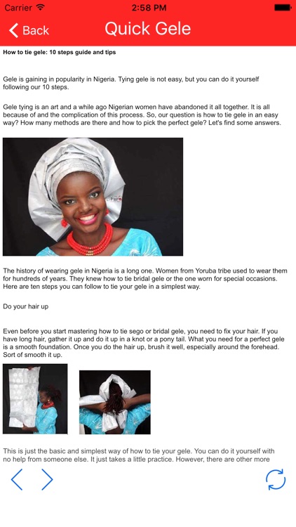 How To Tie Gele (Head Tie) screenshot-3