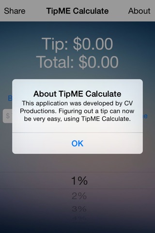 TipME Calculate screenshot 2