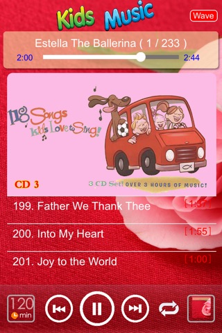 kids songs all -  300 kids music screenshot 4