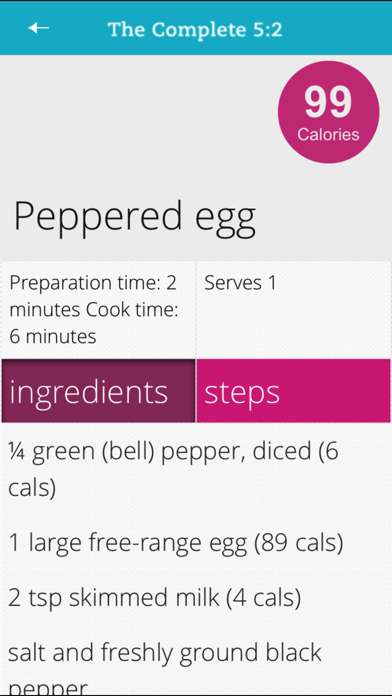 download The complete 5:2 fasting diet apps 1