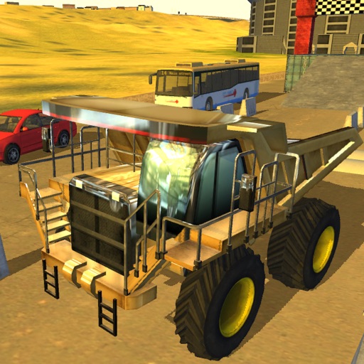 Monster Wheels Truck Driver Parking Sim icon