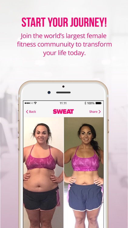 Sweat: Kayla Itsines' Bikini Body Fitness Workouts screenshot-4