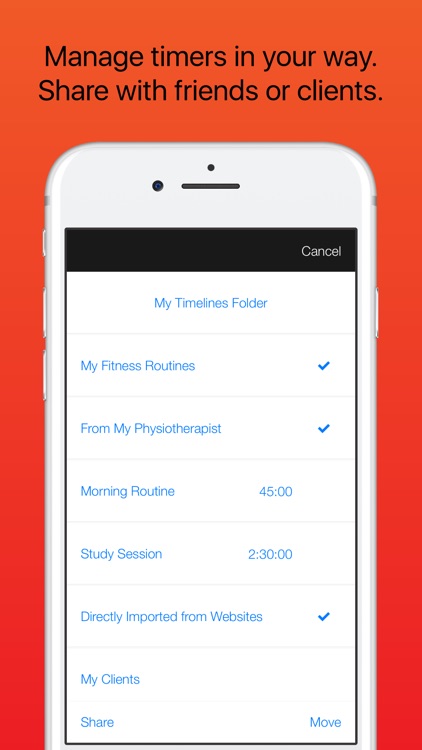 Timeline - Flexible Interval Training Timer screenshot-4