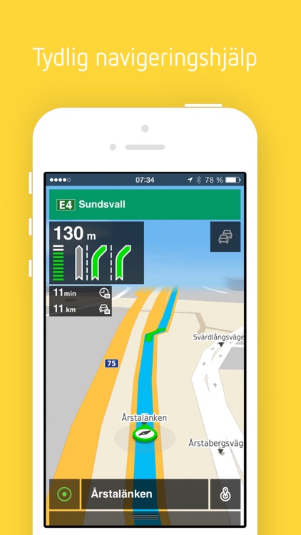 Eniro Navigation - Offline GPS, kartor & trafik