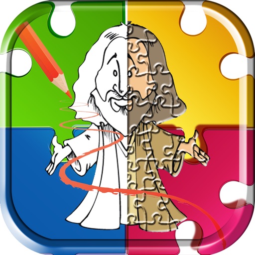 LDS Mormon Coloring Book And Jesus Christ Jigsaw iOS App