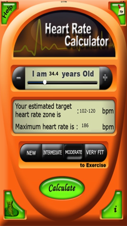 Health: Target Heart Rate (THR) Calc HD