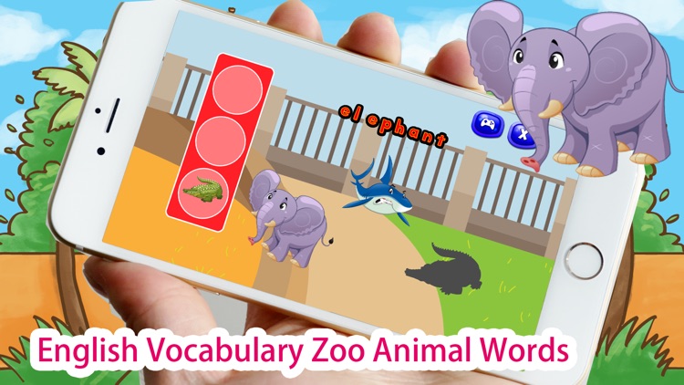 English Vocabulary Zoo Animal Words