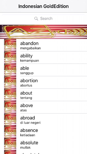 Indonesian Dictionary GoldEdition(圖1)-速報App