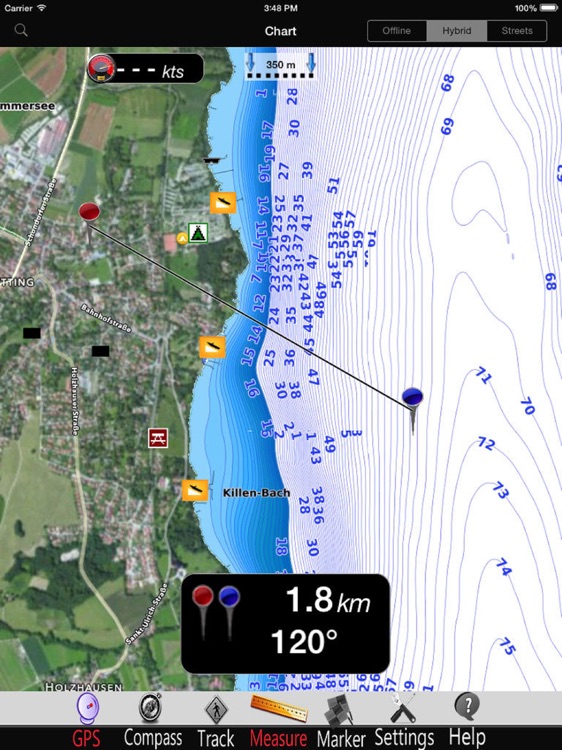Ammer lake Nautical Charts Pro