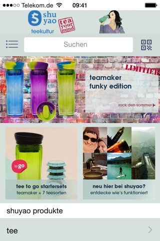 shuyao teekultur mobile shop screenshot 2