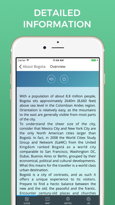 Bogota Travel Guide with Offline Street Map screenshot 4