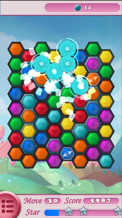 Hexa Mania 2017 - Flower Puzzle Game screenshot-3