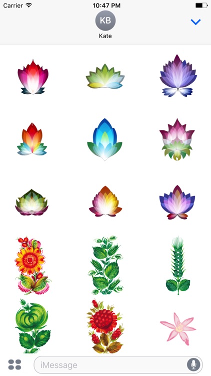 Beautiful Flower Stickers