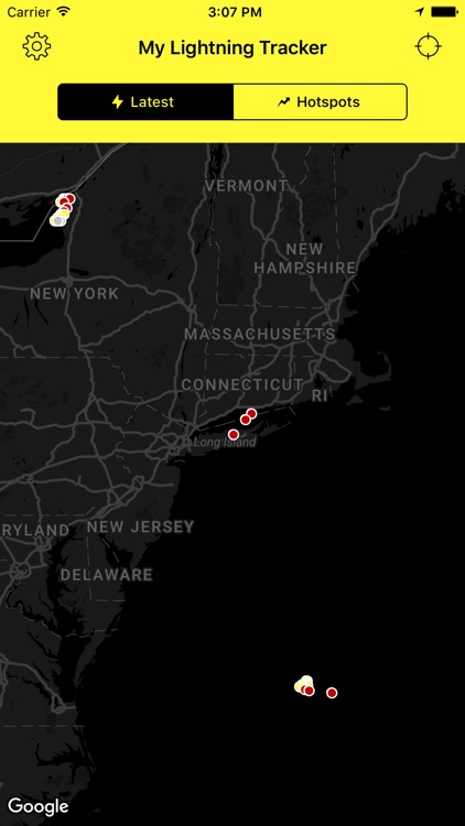 My Lightning Tracker - Live Thunderstorm Map screenshot-3
