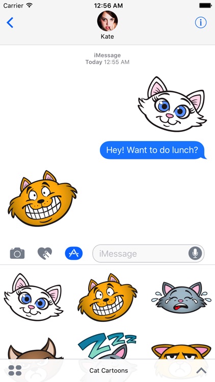 Cat Cartoon Stickers