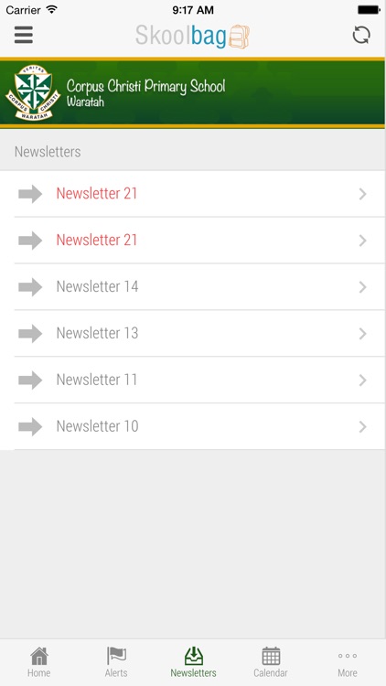 Corpus Christi Primary School Waratah - Skoolbag screenshot-3