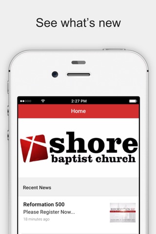 Shore Baptist Church screenshot 2
