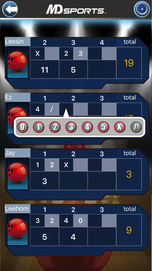 MD Sports Bowling Scorecard(圖2)-速報App