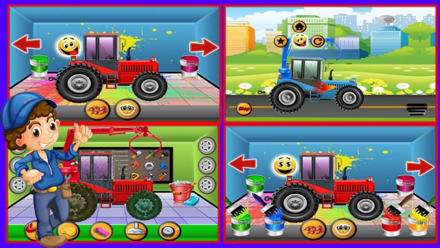 Kids Tractor WorkShop - kids game(圖5)-速報App