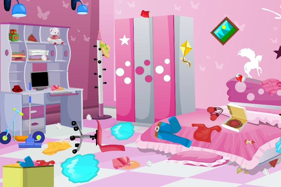 Princess Guru Messy Room screenshot 2