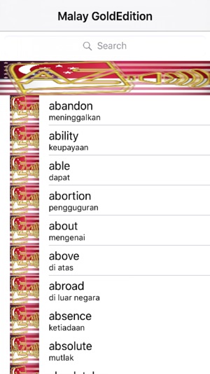 Malay Dictionary GoldEdition(圖1)-速報App