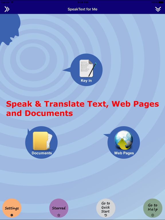 Screenshot #4 pour SpeakText for eBook Lite