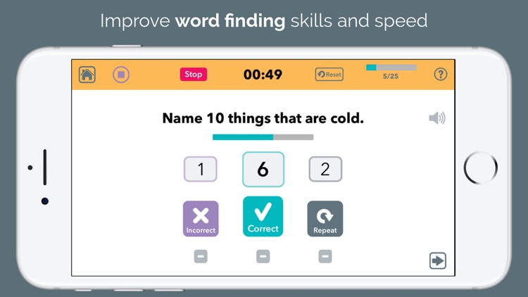 Advanced Naming Therapy - Aphasia & Cognition screenshot-4