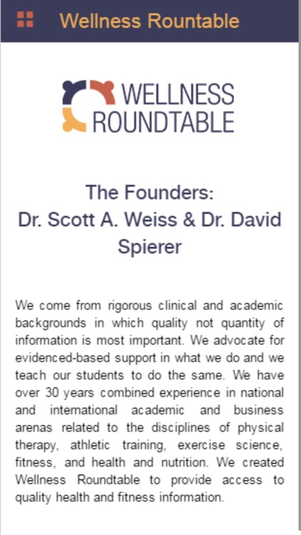 WellnessRoundtable