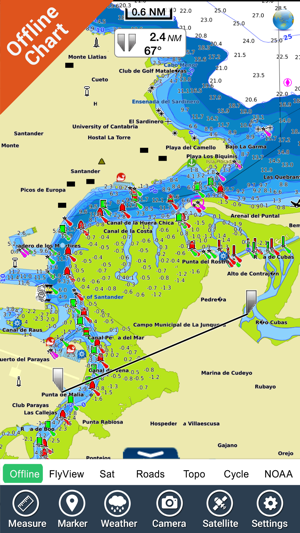 Marine: Cantabria HD - GPS Map Navigator(圖3)-速報App