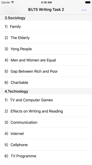 How to cancel & delete IELTS Writing Topics & Samples from iphone & ipad 2